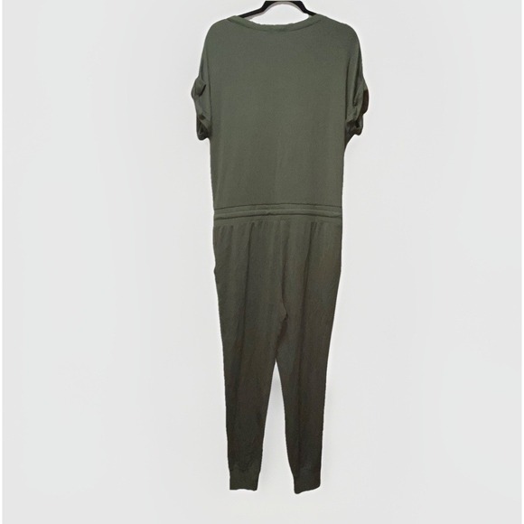 NWT Z SUPPLY THE WRAP FRONT JUMPSUIT Olive Green Medium With‎ Pockets - Picture 6 of 10